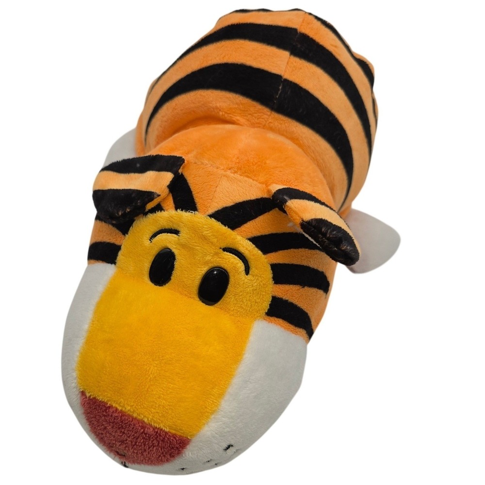 Flipazoo Plush Toy Kids 16" Orange Grey Reversible Tiger Elephant